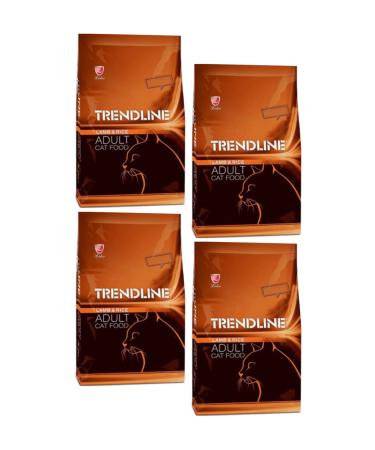 Trendline Lamb Adult Cat Food 1 Kg X 4 Original Package
