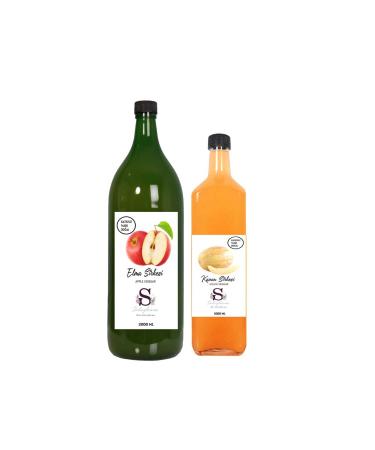 Suheylaana Natural Apple Vinegar 2000 Ml - Natural Melon Vinegar 1000 Ml