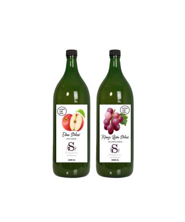 Suheylaana Natural Apple Vinegar 2000 Ml - Natural Red Grape Vinegar 2000 Ml