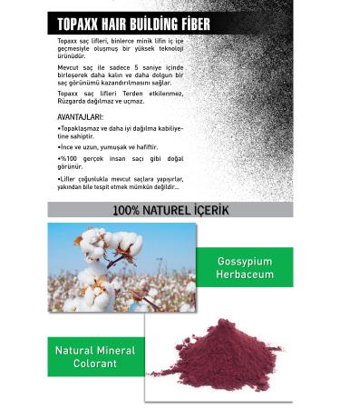 Topaxx 3 ADET Topaxx 100gr Siyah/Black Sa Fiber Topik Tozu - Buy Online on GoSupps.com