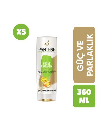 Pantene Natural Synthesis Strong Hair Conditioner 360 Ml X5 Pieces