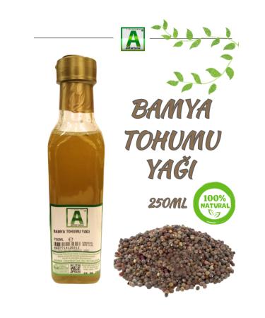 CMY Okra Seed Oil Cold Pressed Natural Oil Abelmoschus Esculentus 250cc