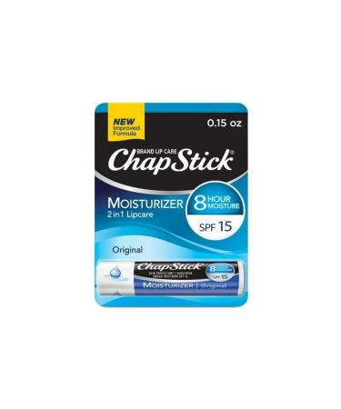 ChapStick Moisturizer Original Lip Balm Tube SPF15