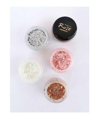 Roesia Rose Cosmetics Rose 4 Piece Glitter Gel & Shiny Glitter Eyeshadow - Buy Online on GoSupps.com