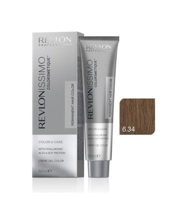 Revlon Issimo Colorsmetique Color & Care 6.34 Dark Blonde Copper Gold (Oxidized)