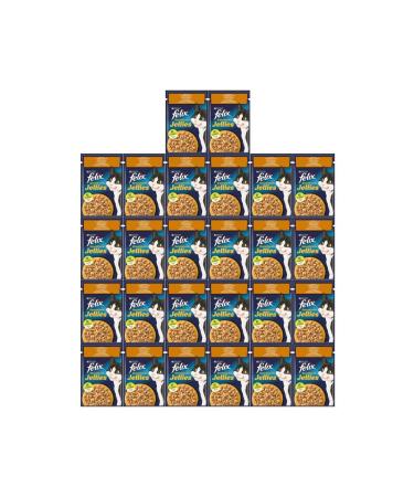FELIX Sensation Chicken Carrot Gel Pouch Cat Canned Food 85 gr - 26 Pieces