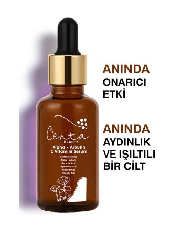 C'enta Beauty Alpha-arbutin Vitamin C Serum (CICA SERUM) - 30ml - Buy Online on GoSupps.com