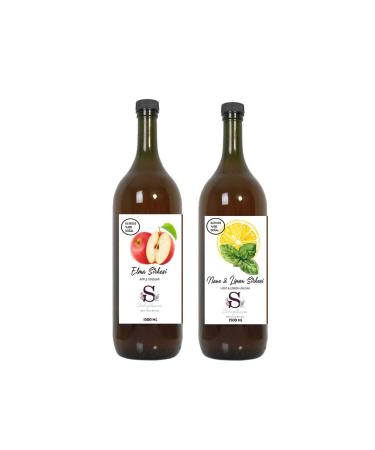 Suheylaana Natural Apple Cider Vinegar 1500 Ml - Natural Mint & Lemon Vinegar 1500 Ml