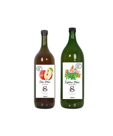 Suheylaana Natural Apple Vinegar 1500 Ml - Natural Rosehip Vinegar 2000 Ml