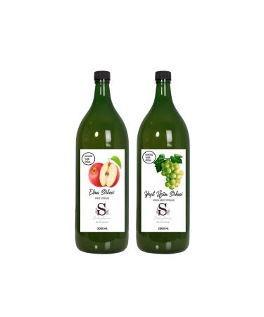 Suheylaana Natural Apple Vinegar 2000 Ml - Natural Green Grape Vinegar 2000 Ml