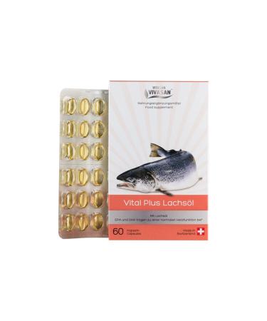 VIVASAN VITASAN Omega 3 Vital Plus Salmon Oil Capsule