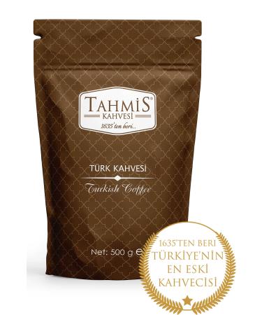 Tahmis Turkish Coffee Medium Roast 500 Gr Doypack Package - Since 1635