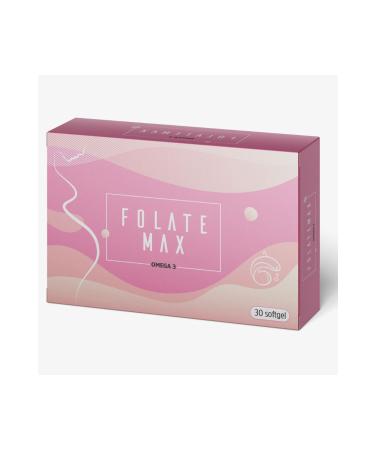 Folate Max Folate Max Omega-3 (epa & Dha) + Vitamin and Mineral Supplement 30 Softgel