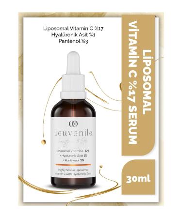 Jeuvenile Liposomal Vitamin C Serum - Revitalizing and Brightening (Vitamin C Hyaluronic Acid Panthenol)