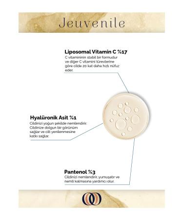 Jeuvenile Liposomal Vitamin C Serum - Revitalizing and Brightening (Vitamin C Hyaluronic Acid Panthenol) - Buy Online on GoSupps.com