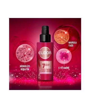 Elidor ELIDOR LIQUID HAIR CARE CURE 90 ML KERATIN MARULA - Buy Online on GoSupps.com