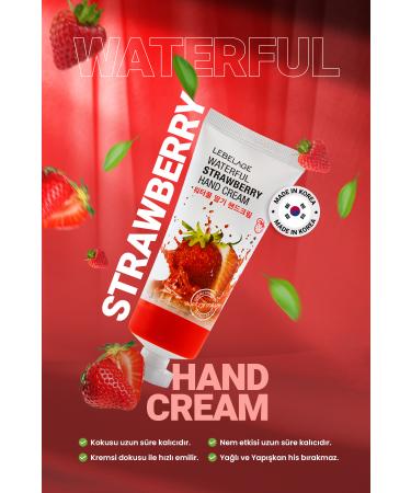 LEBELAGE Strawberry Hand Cream Lebelage Waterful Strawberry Hand Cream 100 ml Large Size - Buy Online on GoSupps.com