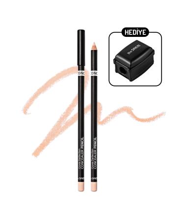 The Saem Long-Lasting Pencil Concealer/ Cover Perfection Concealer Pencil 1.0 Clear Beige
