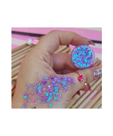 hbtasarim Glitter gel eyeshadow creamy face and body glitter butterfly - Buy Online on GoSupps.com