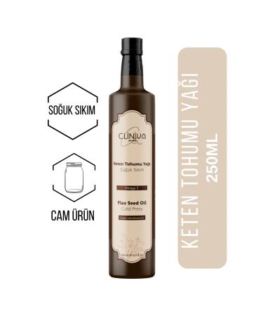 cliniva Flaxseed Oil 0 Natural Cold Pressed 250ML Oil