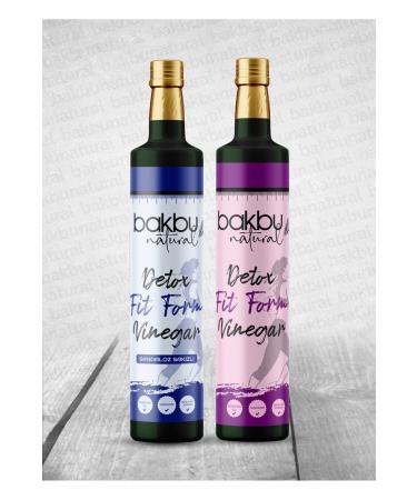 bakbunatural Bakbu Sandaloz Gummy and Detox Fit Form Vinegar 2-pack