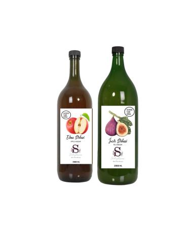 Suheylaana Natural Apple Vinegar 1500 Ml - Natural Fig Vinegar 2000 Ml