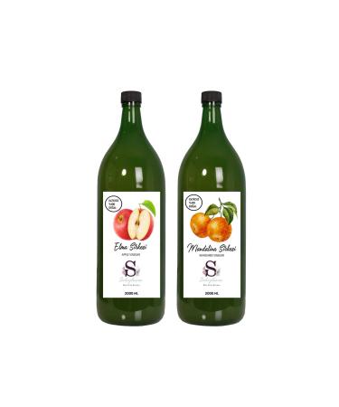 Suheylaana Natural Apple Vinegar 2000 Ml - Natural Tangerine Vinegar 2000 Ml
