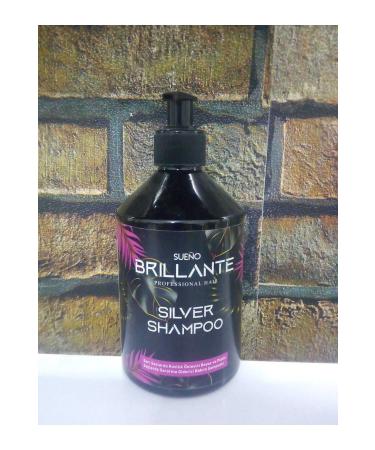 Brillante Brillante Silver Professional Purple Shampoo Hair Anti-Redness and Anti-Yellowing 500 ml