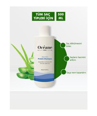 Oceane Paris Aloe Vera Protein Shampoo 500ml