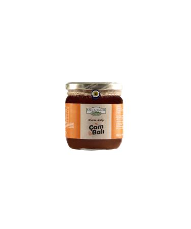 Sad k Tar m Strained Secretion Pine Honey 500 Gr Glass Jar with Safety Band 500g