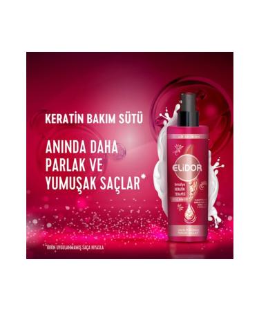 Elidor EL DOR LIQUID HAIR CARE MILK 200 ML KERATIN MARULA - Buy Online on GoSupps.com