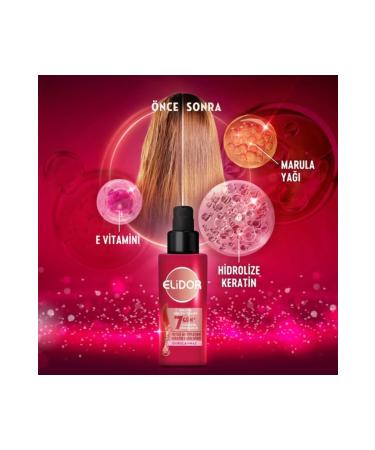 Elidor ELIDOR LIQUID HAIR CARE CURE 90 ML KERATIN MARULA - Buy Online on GoSupps.com