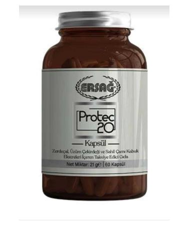 Ersa ERSA PROTEC20 60 CAPSULES (CONTENT: Turmeric Vitamin C Maritime Pine Grape seed)