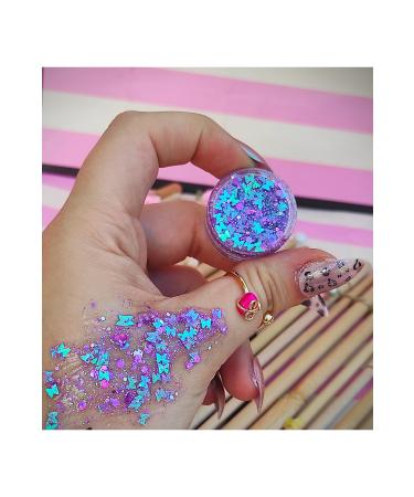 hbtasarim Glitter gel eyeshadow creamy face and body glitter butterfly - Buy Online on GoSupps.com