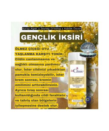 Dr. Clinic Dr.clinic Immortelle Helichrysum Anti-Aging Tonic 150 ml - Buy Online on GoSupps.com