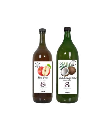 Suheylaana Natural Apple Vinegar 1500 Ml - Natural Coconut Vinegar 2000 Ml