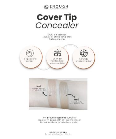 Enough Under Eye Concealer ENOUGH Collagen Cover Tip Concealer SPF 36 / PA +++ - Buy Online on GoSupps.com