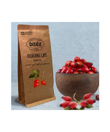 bitez Grained Rosehip Tea Natural Fruit Tea Daily Health Tea 250gr