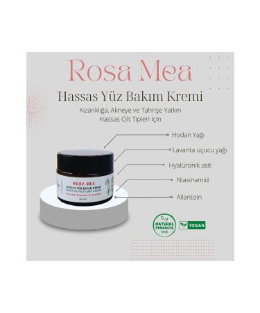 Fufuli Natural & Floral ROSA MEA SENSITIVE FACE CARE CREAM 50 ml