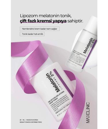 MAXCLINIC Dual Phase Anti-Fatigue Cream Toner with 2% Melatonin Melatonin Cream Toner 20 ml - Buy Online on GoSupps.com