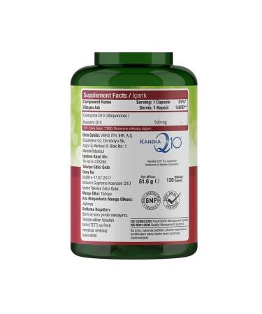 Natures Supreme Coenzyme Q10 100 Mg 120 Capsules - Buy Online on GoSupps.com