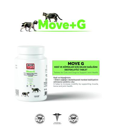BIOKATZE Move+G Joint Health Support for Cats and Dogs 75 Tablets - Buy Online on GoSupps.com