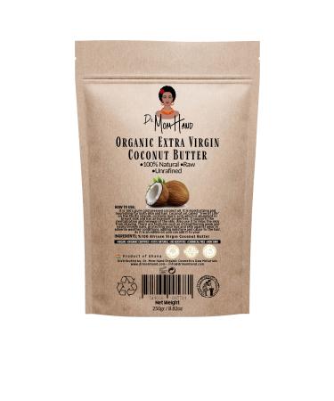 Dr. Mom Hand African Heirloom Seed Natural Coconut Oil 250gr Raw Unrefined