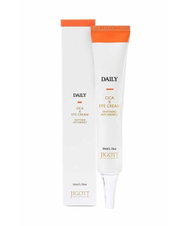 Jigott Soothing and Moisturizing Centella Asiatica Eye Cream Daily Real Cica Eye Cream