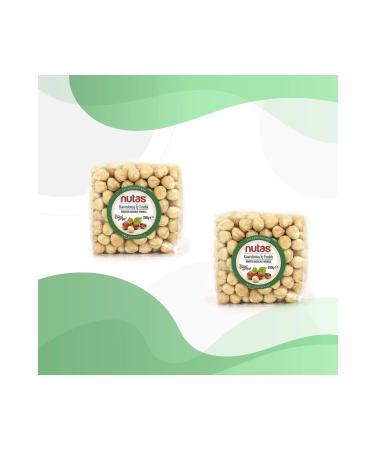 Nutas Roasted Hazelnut Kernels 250g Package X2