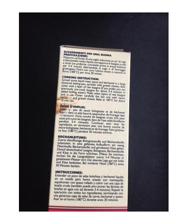 Giglio G GL O LE SPECIAL TA TAL ANE LASAGNE 500 GR (LASANYA) - Buy Online on GoSupps.com