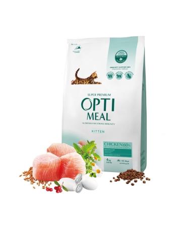 OptiMeal Chicken Kitten Food 4kg