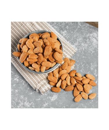TicaretDeniz Raw Almond Kernel Datca Local Natural Double Unsalted Jumbo Size Lux 1.35 Kg