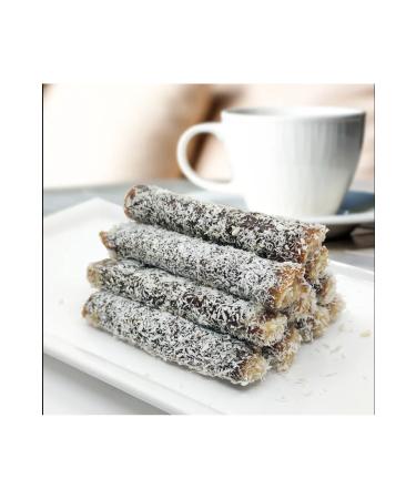 TicaretDeniz Hazelnut Paste Walnut Paste Coconut Wrapped Fruit Rolls 900 Gr