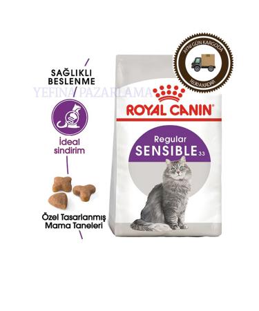 Royal Canin Sensible Sensitive Digestive System Supporting Cat Food 4kg Regular Adult Cat Food